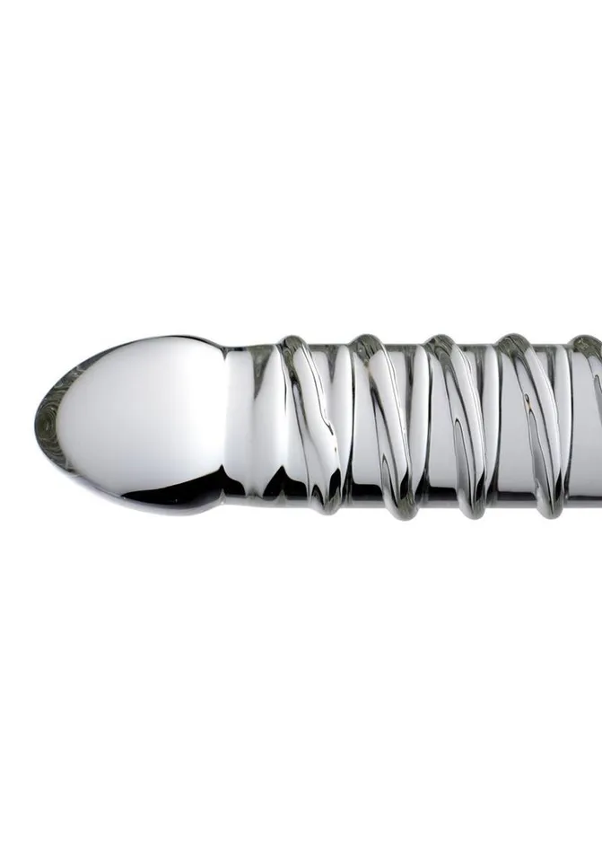 Master Series Female Sex Toys Master Series Behemoth Ribbed XL Dildo 1225in Glass