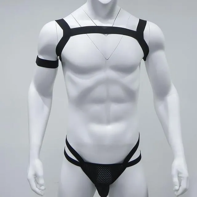 mysite Jockstrap Chest Harness Female Sex Toys