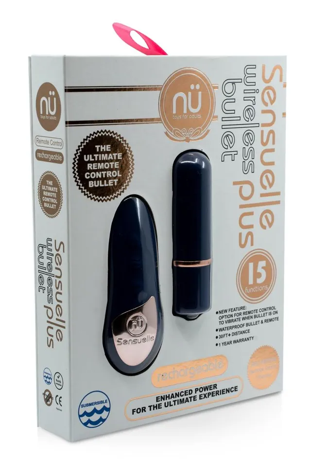 Nu Sensuelle Female Sex Toys Nu Sensuelle Wireless Bullet Plus with Remote Control Rechargeable Silicone