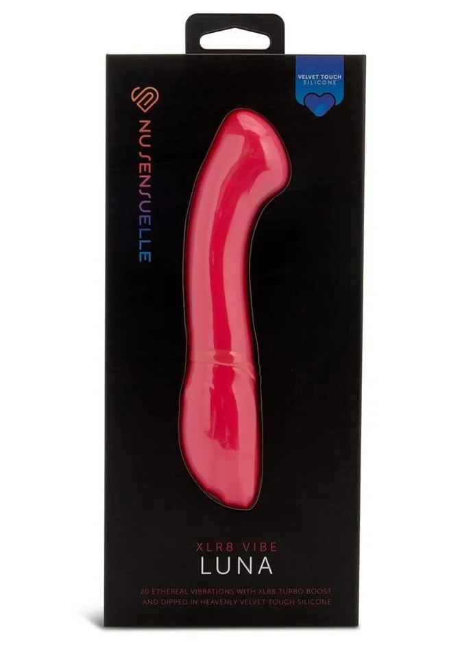 Nu Sensuelle Luna Velvet Touch with Turbo Rechargeable Silicone Vibrator Nu Sensuelle Female Sex Toys