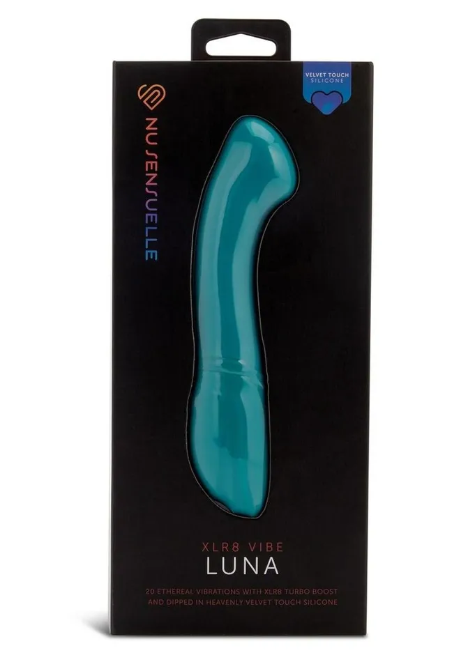 Nu Sensuelle Luna Velvet Touch with Turbo Rechargeable Silicone Vibrator Nu Sensuelle Female Sex Toys