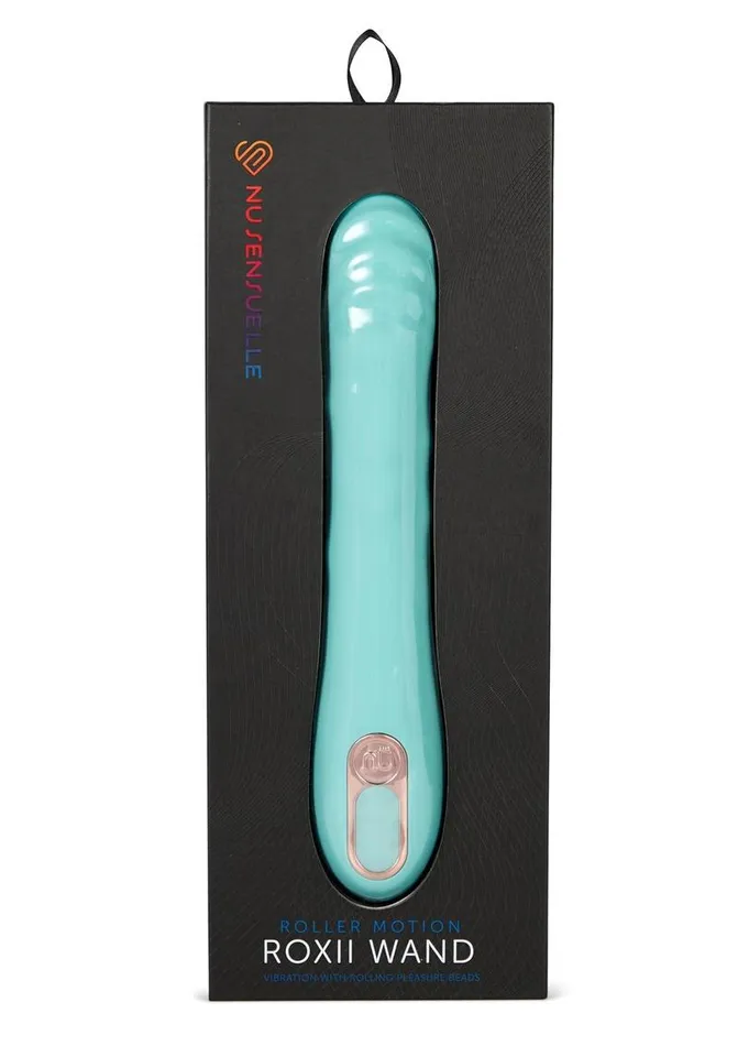Nu Sensuelle Roxii Rechargeable Silicone Wand with Roller Motion Nu Sensuelle Female Sex Toys