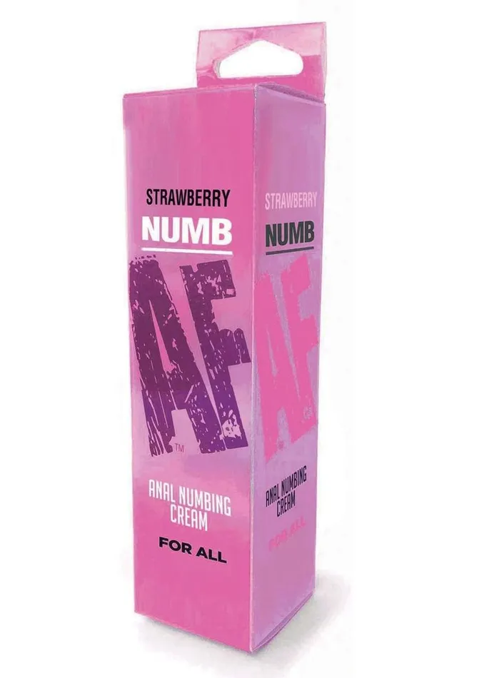 Numb AF Anal Numbing Flavored Cream Strawberry AF Anal