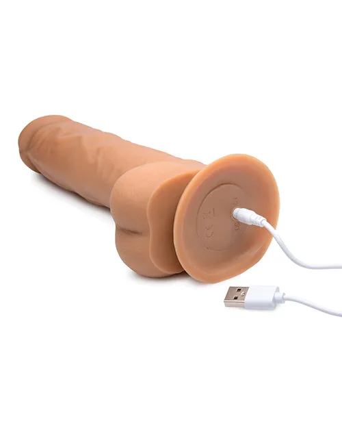 Open Desires Female Sex Toys Master Series Power Pounder Realistic Trusting Silicone Dildo Ivory