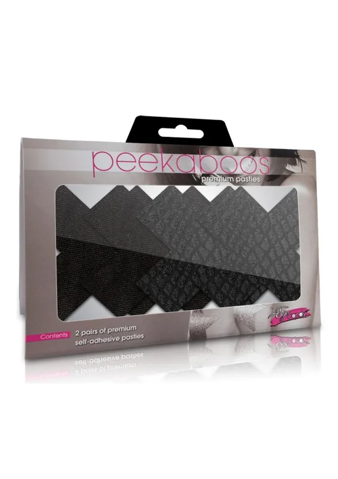 PEEKABOO Peekaboo Classic Black X Pasties Anal PEEKABOO Peekaboo Classic Black X Pasties Anal