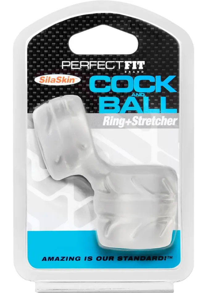 Perfect Fit Male Sex Toys Perfect Fit Cock and Ball Ring Stretcher Silaskin