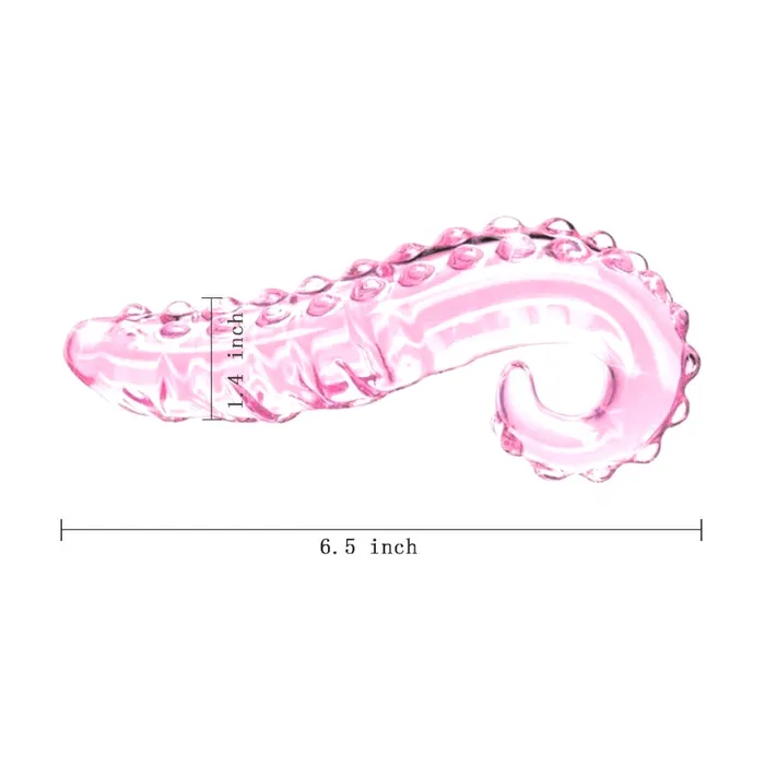 Pink Anal Tentacle Glass Dildo Love Plugs Dildos Pink Anal Tentacle Glass Dildo Love Plugs Dildos