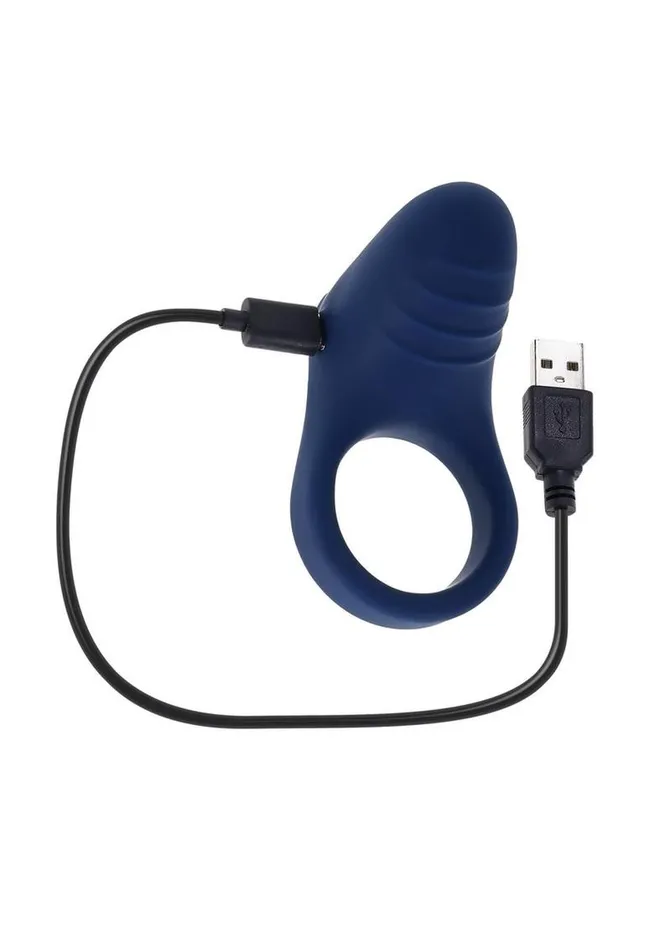 Playboy Male Sex Toys Playboy Pleasure Point Rechargeable Silicone Cock Ring