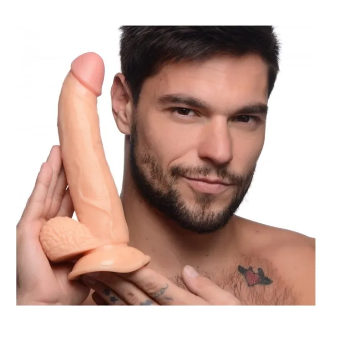 Pop Peckers Dildo With Balls Light Pink 75 Inch Pop Peckers Dildos