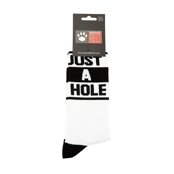 Prowler RED Anal Prowler RED Just A Hole Socks Black White