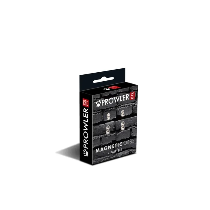 Prowler RED Prowler RED Magnetic Nipple Orbs 4 Piece Set Silver Anal