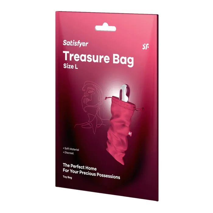 Satisfyer Treasure Bag Toy Bag Pink Large Satisfyer Vibrators