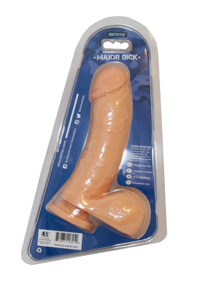 SI Novelties Dildos Si20725 MAJOR DICK NAVY VANILLA SI Novelties Dildos Si20725 MAJOR DICK NAVY VANILLA