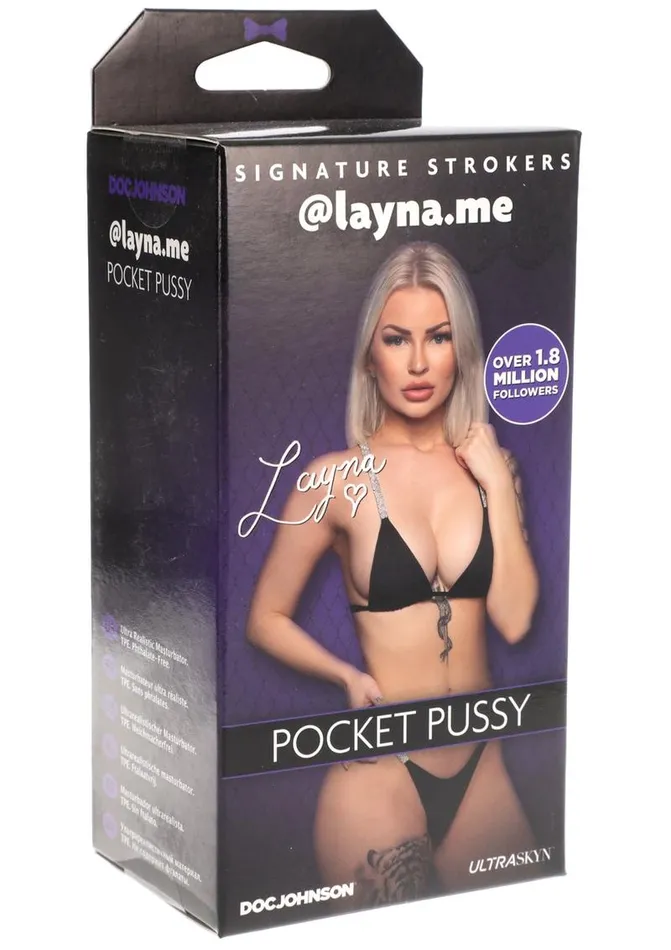 Signature Strokers Male Sex Toys Signature Strokers Girls Of Social Media Layname Pocket Pussy Masturbator