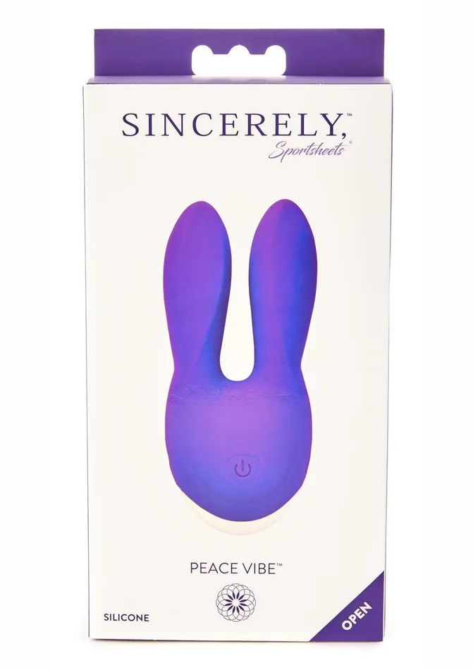 Sincerely Peace Vibe Silicone Rechargeable Vibrator Sincerely Female Sex Toys Sincerely Peace Vibe Silicone Rechargeable Vibrator Sincerely Female Sex Toys