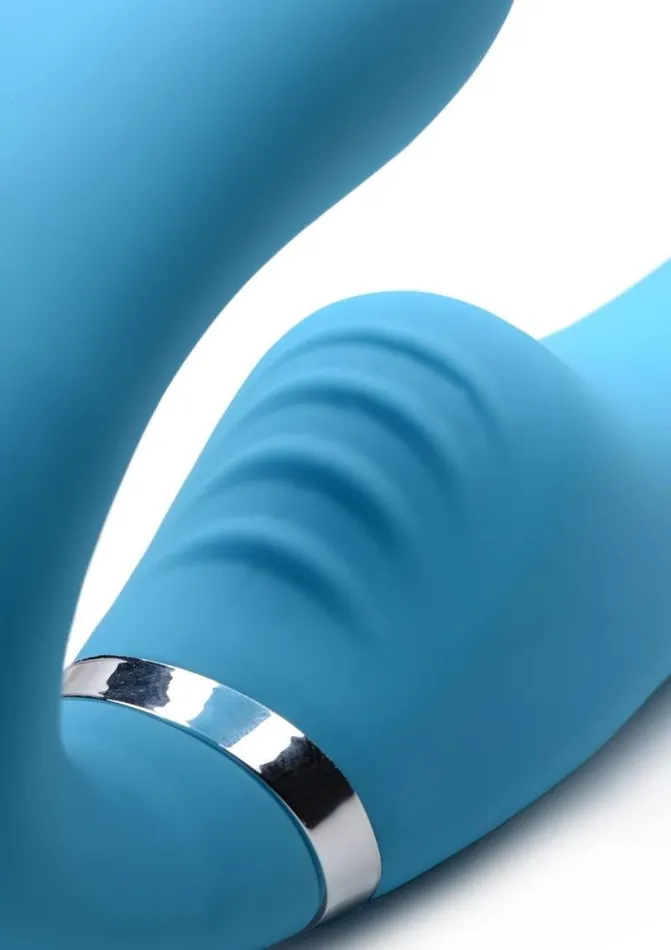 STRAP U Female Sex Toys Strap U Mighty Rider 10x Silicone Rechargeable Strapless StrapOn