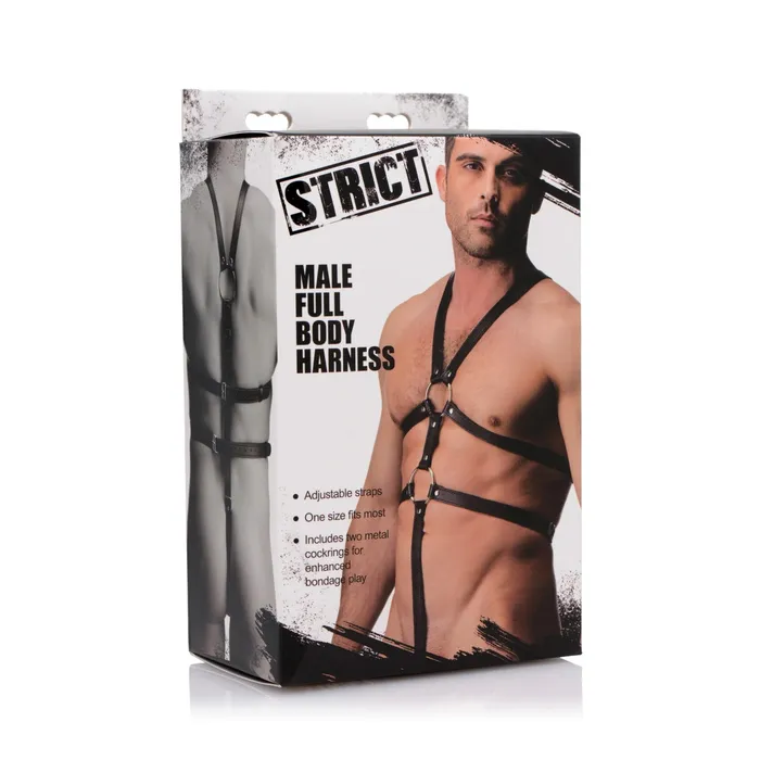 Strict Anal Strict Male Full Body Harness Black Strict Anal Strict Male Full Body Harness Black