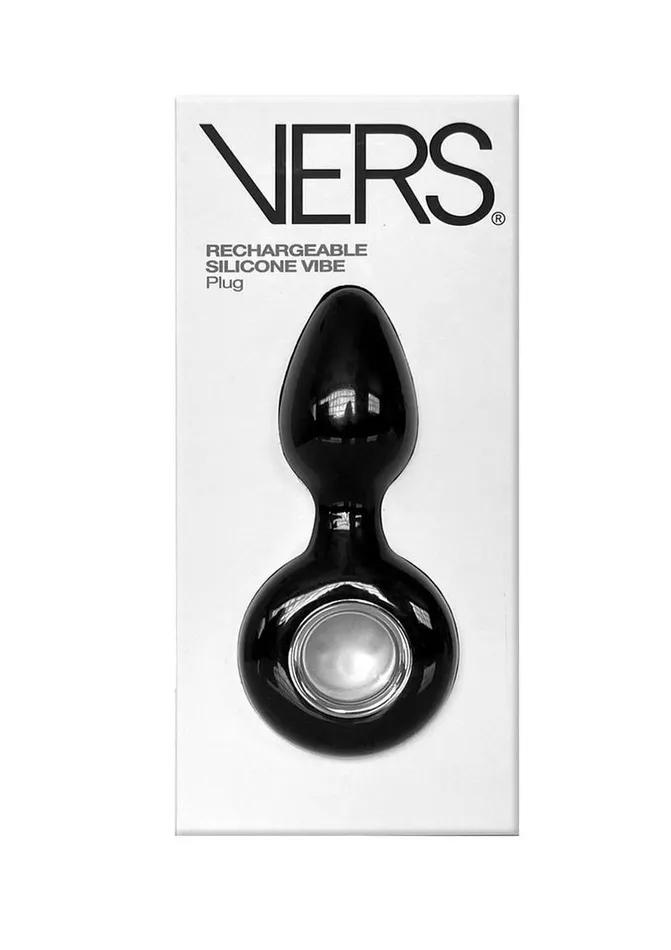 Vers Plug Vibrating Rechargeable Silicone Anal Plug VERS Male Sex Toys
