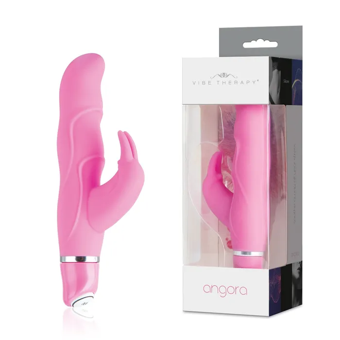 Vibe Therapy Angora Rabbit Vibrator Pink Vibe Therapy Vibrators