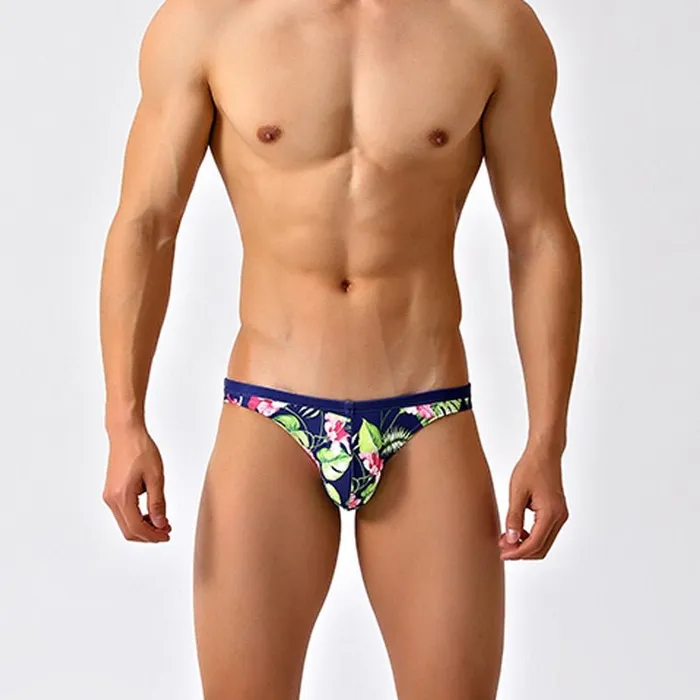 Vibrators mysite Hawaiian Floral Skinny Swim Briefs
