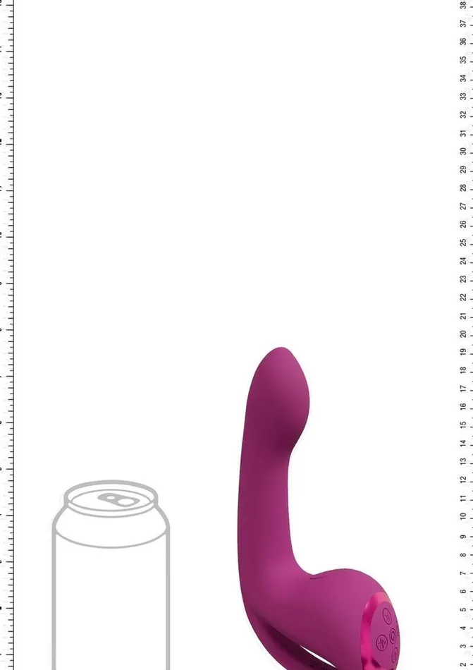 Vive by Shots Female Sex Toys Vive Riko Rechargeable Silicone Triple Motor Thumper with Finger Motion Vibrator