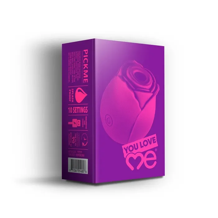 You Love Me Vibrators You Love Me Pick Me Rose Suction Vibrator Purple