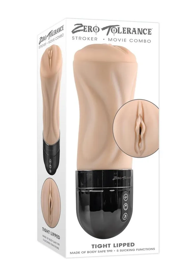 Zero Tolerance Zero Tolerance Tight Lipped Rechargeable Pussy Masturbator Male Sex Toys