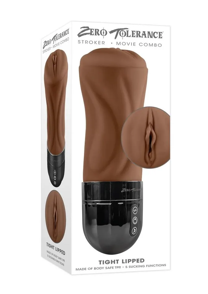 Zero Tolerance Zero Tolerance Tight Lipped Rechargeable Pussy Masturbator Male Sex Toys