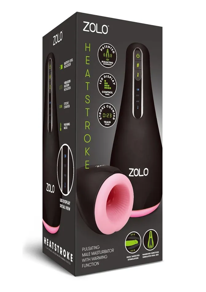 ZOLO Heatstroke Rechargeable Vibrating and Warming Masturbator Zolo Male Sex Toys