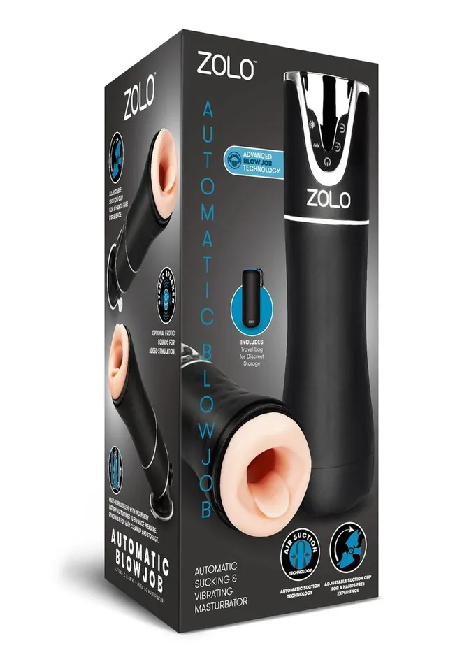 Zolo Male Sex Toys ZOLO Rechargeable Automatic Blowjob Vibrating Masturbator