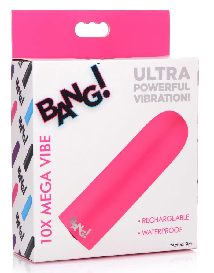 10x Mega Vibrator Pink XR Brands Bang Vibrators 10x Mega Vibrator Pink XR Brands Bang Vibrators