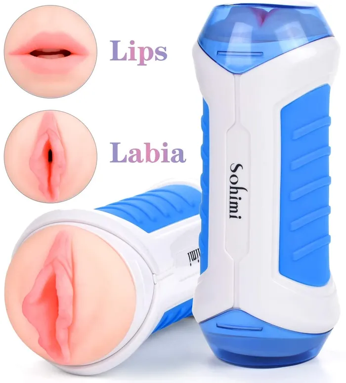 ADLTOYFUN Male Sex Toys Masturbator Toy Oral Sex Toy Realistic Male Masturbator