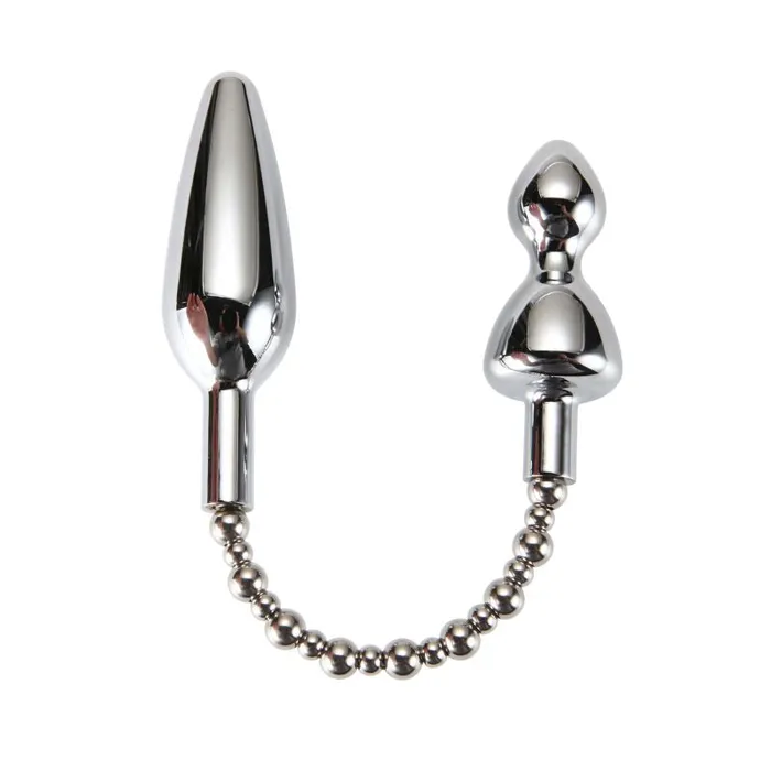 Anal Silver Bullet Double Metal Plug XMEN Anal Silver Bullet Double Metal Plug XMEN