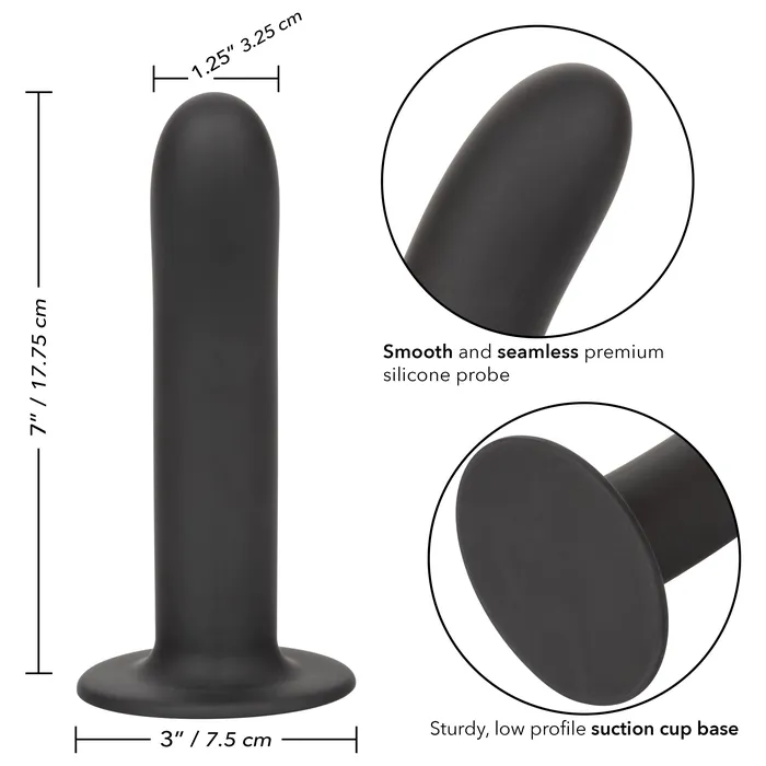 Boundless Smooth 7 Inch Black CalExotics Anal Boundless Smooth 7 Inch Black CalExotics Anal