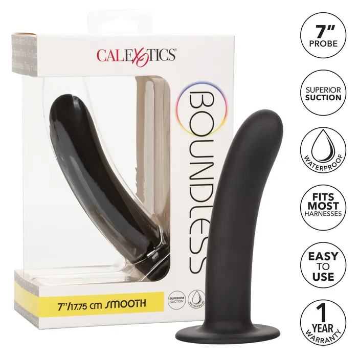 Boundless Smooth 7 Inch Black CalExotics Anal Boundless Smooth 7 Inch Black CalExotics Anal