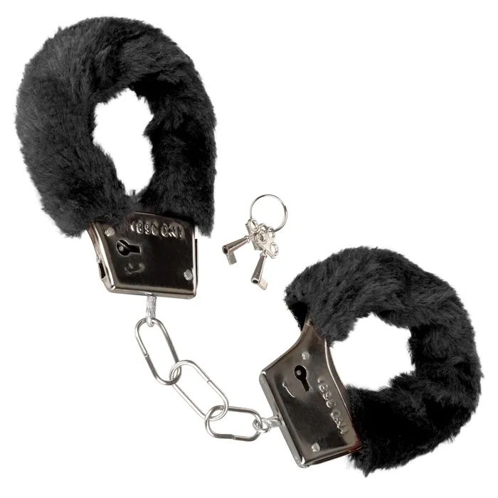 CalExotics Anal Playful Furry Cuffs Black CalExotics Anal Playful Furry Cuffs Black