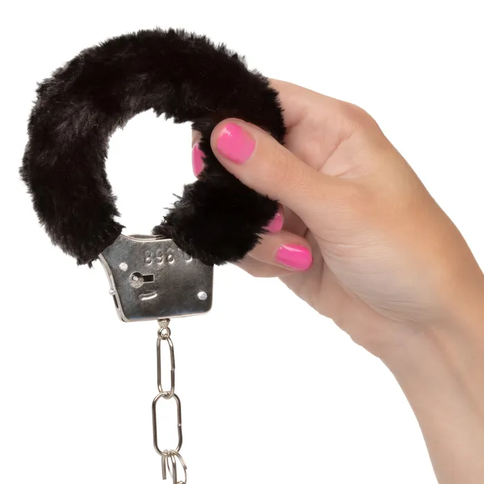 CalExotics Anal Playful Furry Cuffs Black CalExotics Anal Playful Furry Cuffs Black