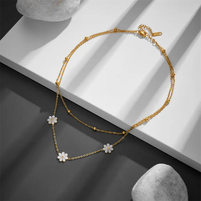 Dildos cj Fashion Jewelry Stainless Steel Flower DaisyFlower