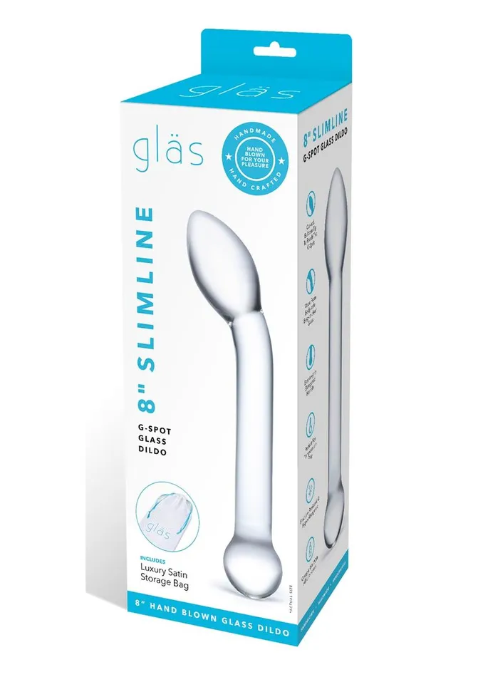Dildos Glas Glas Slimline GSpot Glass Dildo