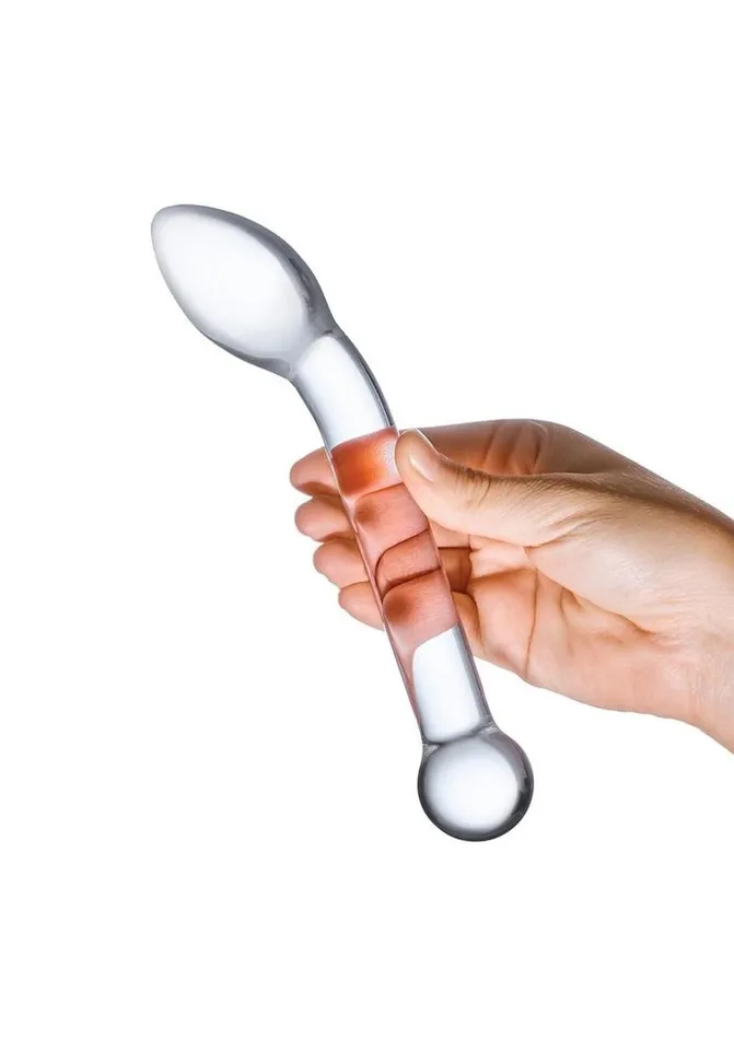 Dildos Glas Glas Slimline GSpot Glass Dildo