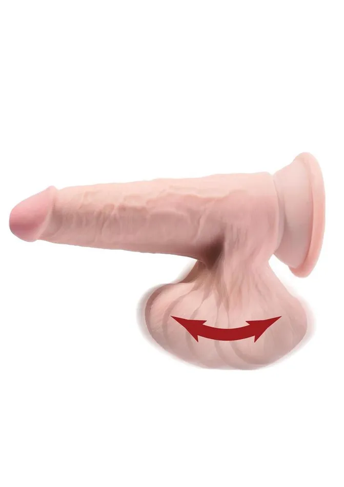 Dildos King Cock King Cock Triple Density Cock with Swinging Balls