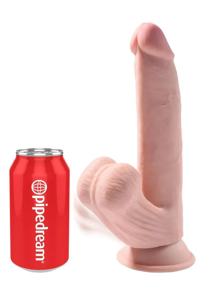 Dildos King Cock King Cock Triple Density Cock with Swinging Balls