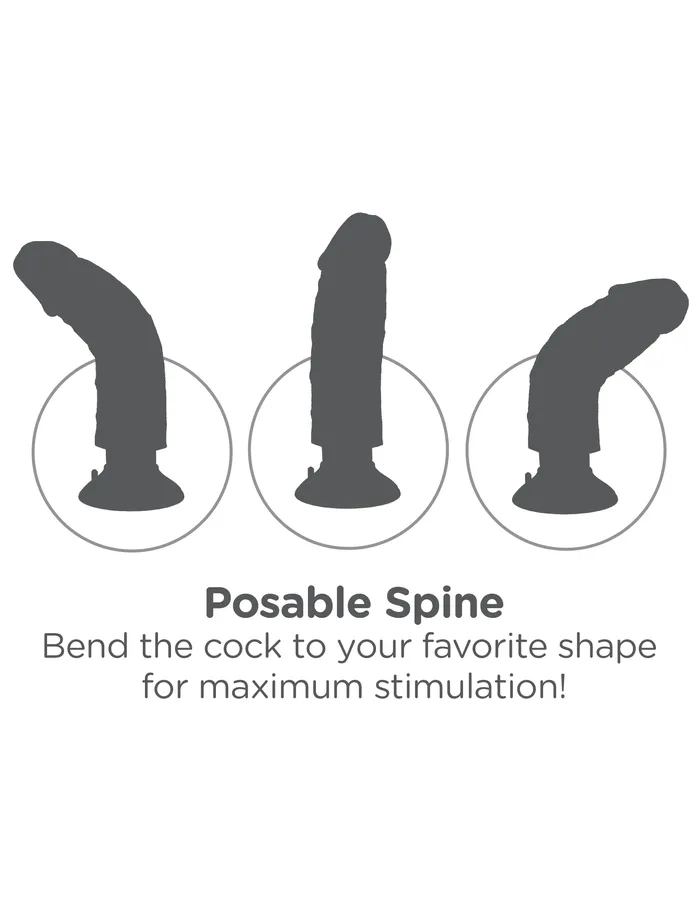 Dildos Pipedream King Cock 7 Inch Vibrating Cock Tan Dildos Pipedream King Cock 7 Inch Vibrating Cock Tan