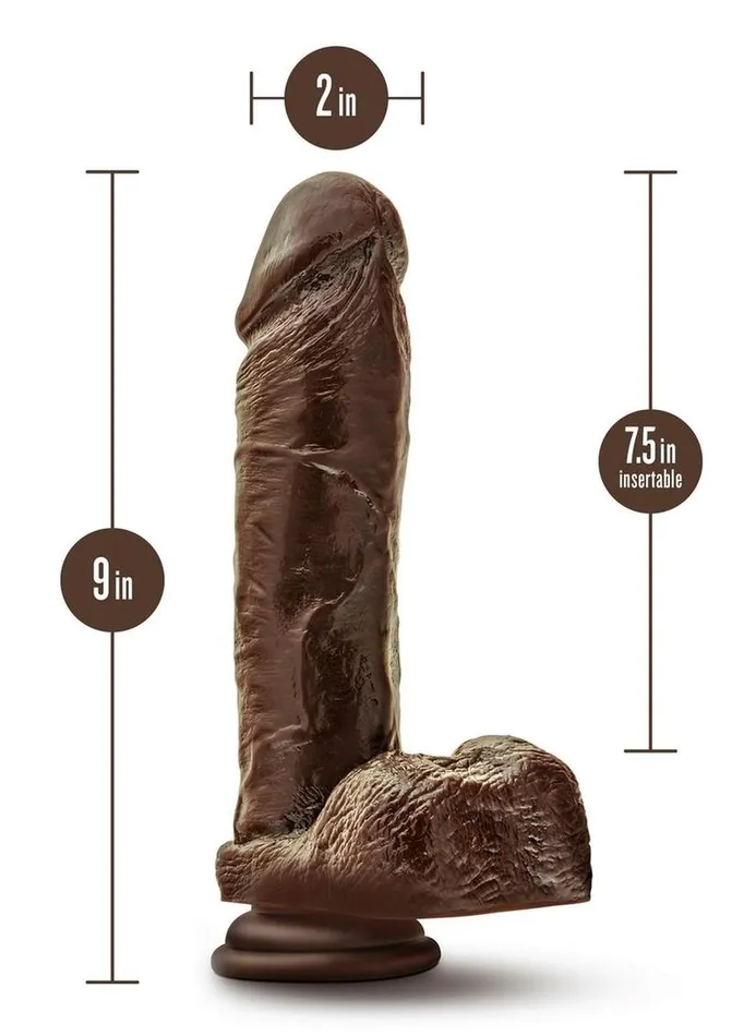 Dr Skin Dr Skin Plus Thick Posable Dildo with Balls Female Sex Toys