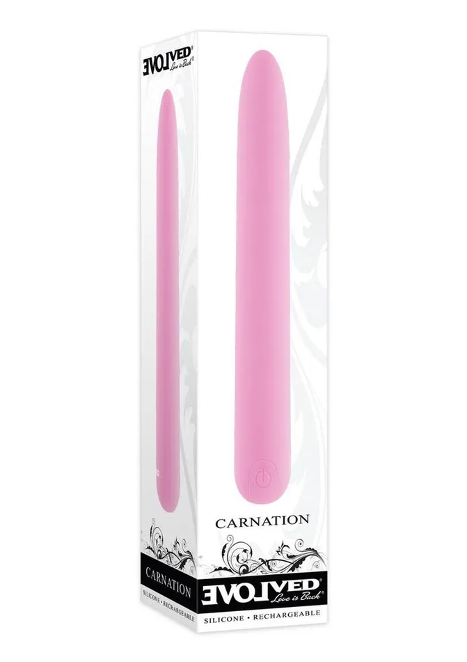 Evolved Carnation Rechargeable Silicone Vibrator Female Sex Toys