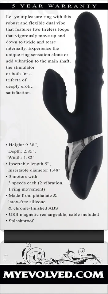 Evolved Novelties Ring It Home Black Anal Evolved Novelties Ring It Home Black Anal