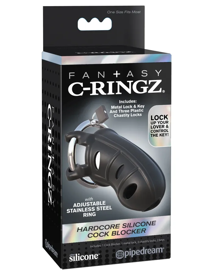 Fantasy CRingz Hardcore Silicone Cock Blocker Pipedream Male Sex Toys Fantasy CRingz Hardcore Silicone Cock Blocker Pipedream Male Sex Toys