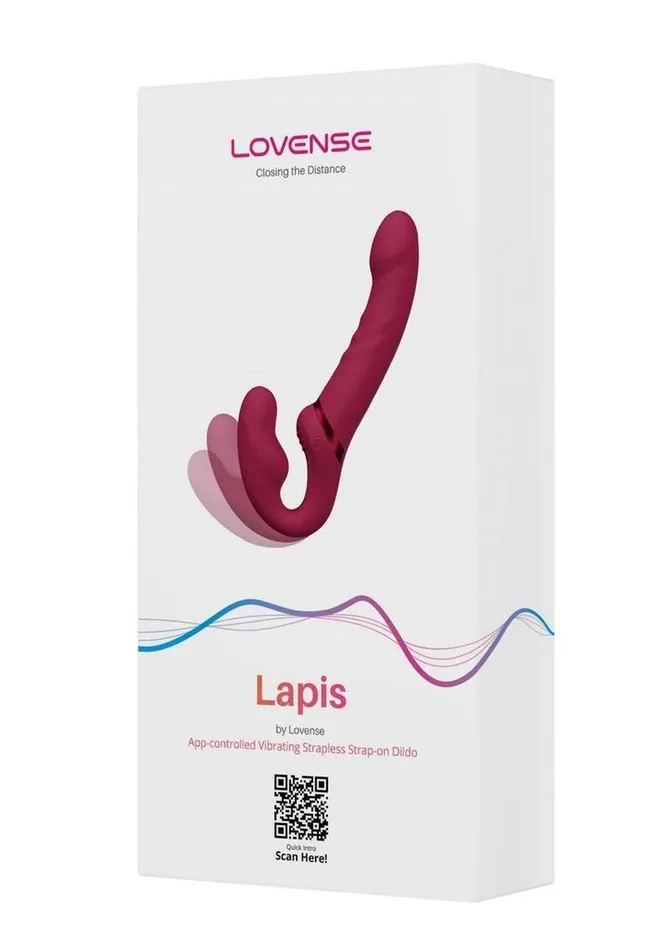 Female Sex Toys Lovense Lovense Lapis Rechargeable Silicone App Control Dual End Strapless StrapOn Vibrator Female Sex Toys Lovense Lovense Lapis Rechargeable Silicone App Control Dual End Strapless StrapOn Vibrator