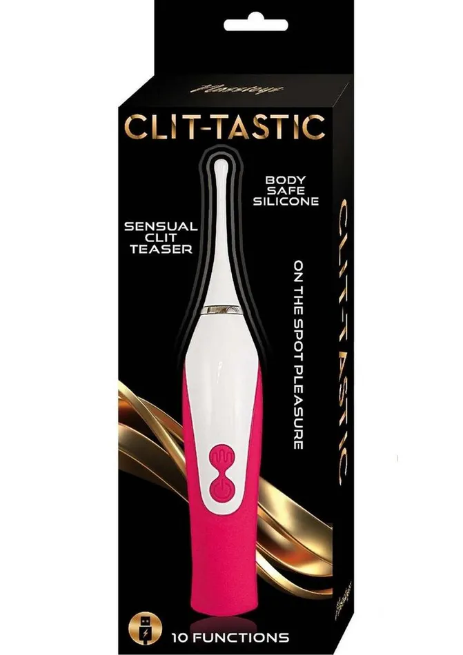 Female Sex Toys Nasstoys ClitTastic Sensual Clit Teaser Rechargeable Silicone Clitoral Vibrator