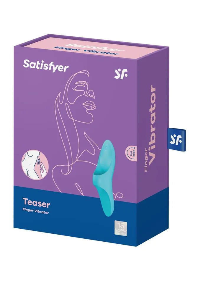Female Sex Toys Satisfyer Satisfyer Teaser Rechargeable Silicone Finger Vibrator
